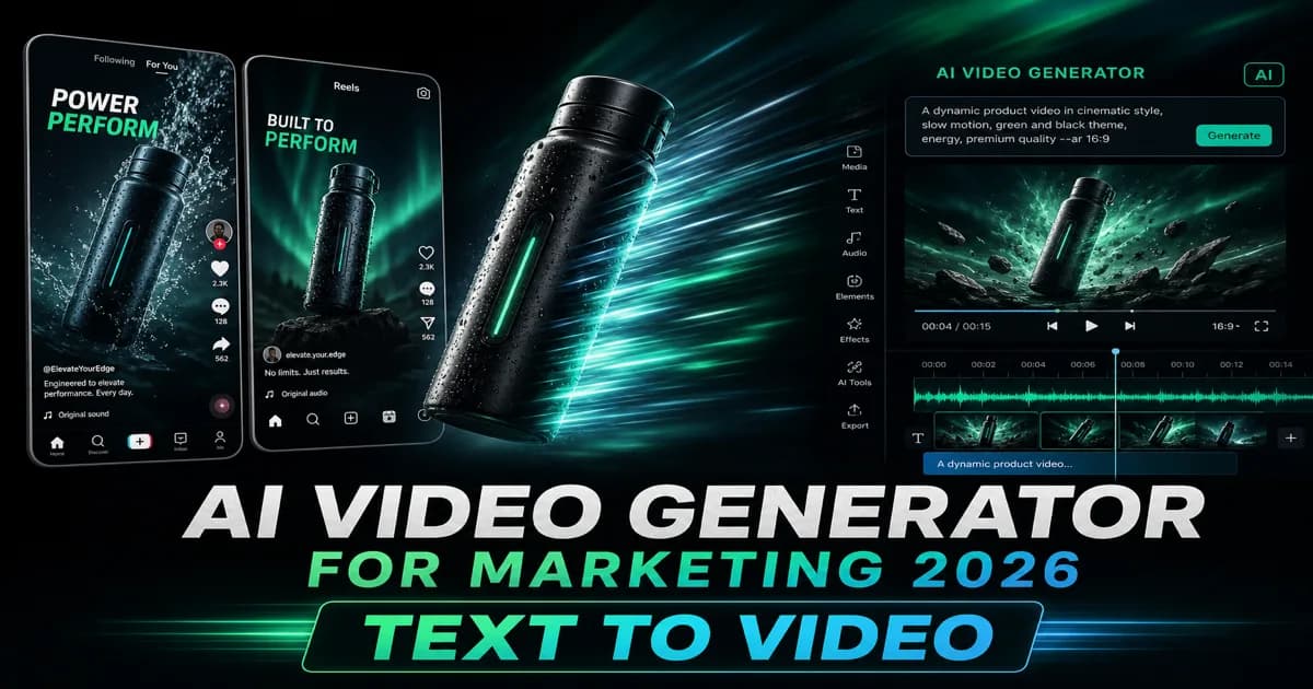 Free AI Video Generator for Marketing 2026 — Text to Video Guide Free AI Video Generator for Marketing 2026 — Text to Video Guide